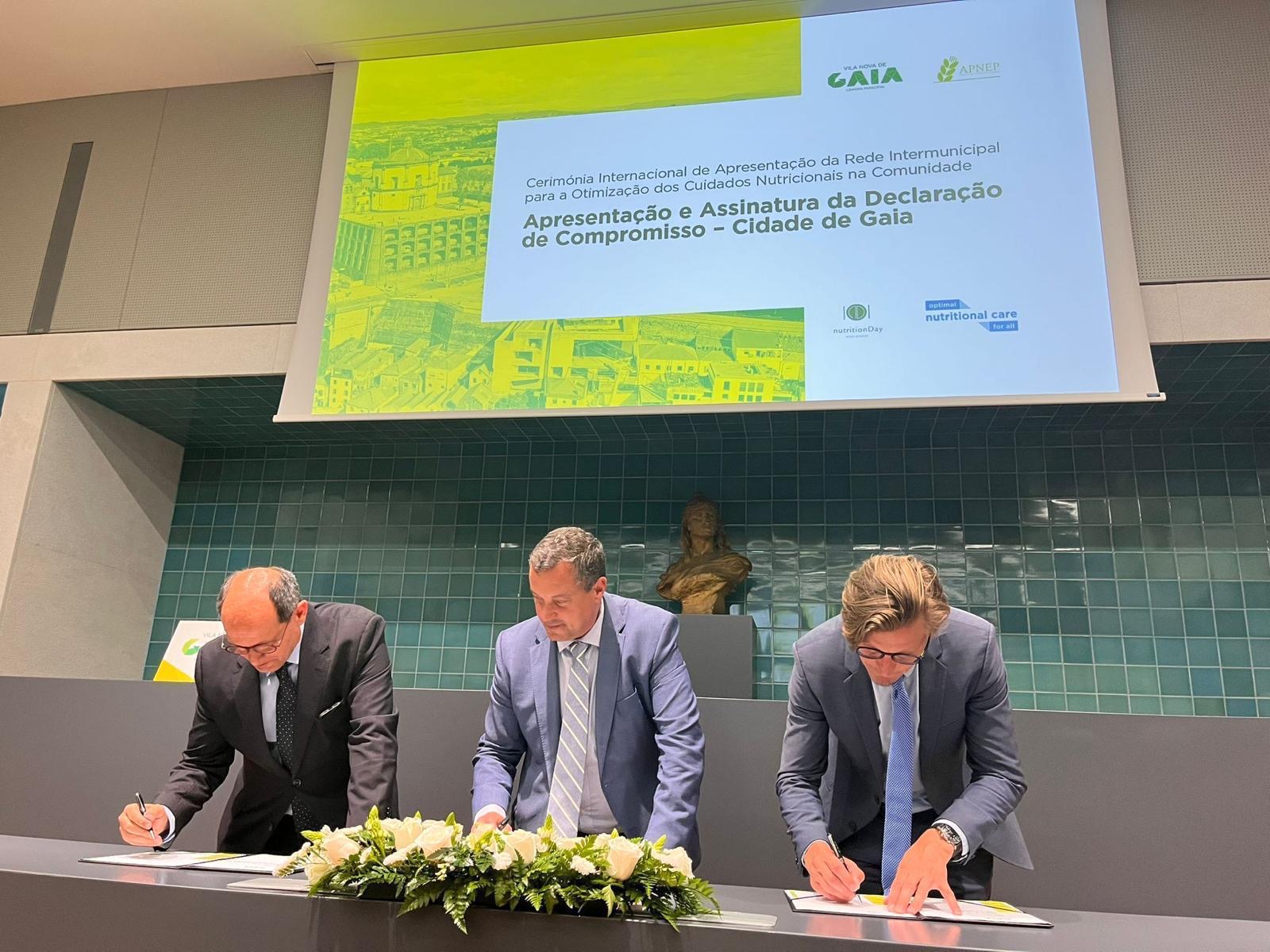 Cerimónia Internacional de apresentação da Rede Intermunicipal para a Otimização dos Cuidados Nutricionais na Comunidade